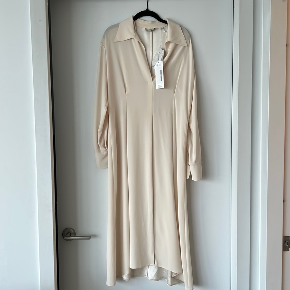 NWT Vince Flared Shirt Dress